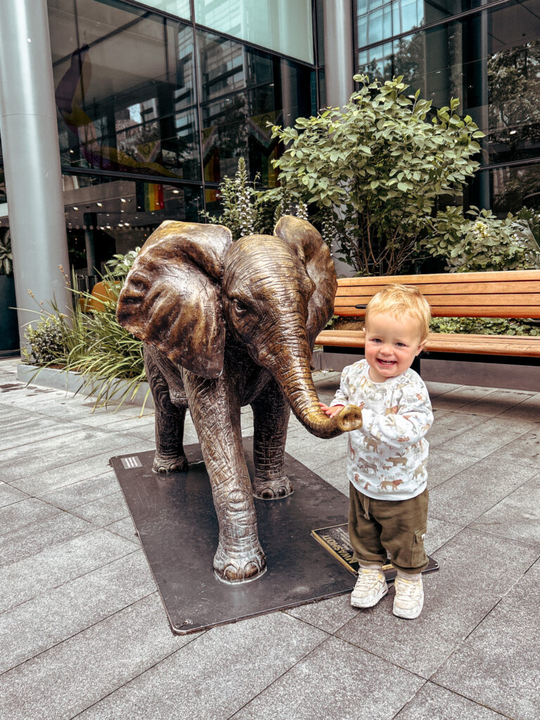 Elephants at Spitalfields Market