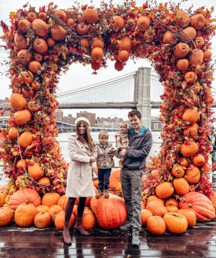 Pumpkin Arch at Pier 17