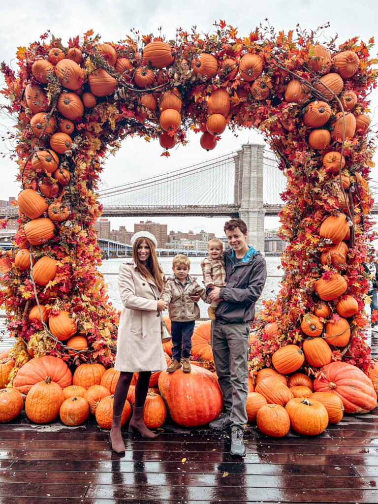 Pumpkin Arch at Pier 17