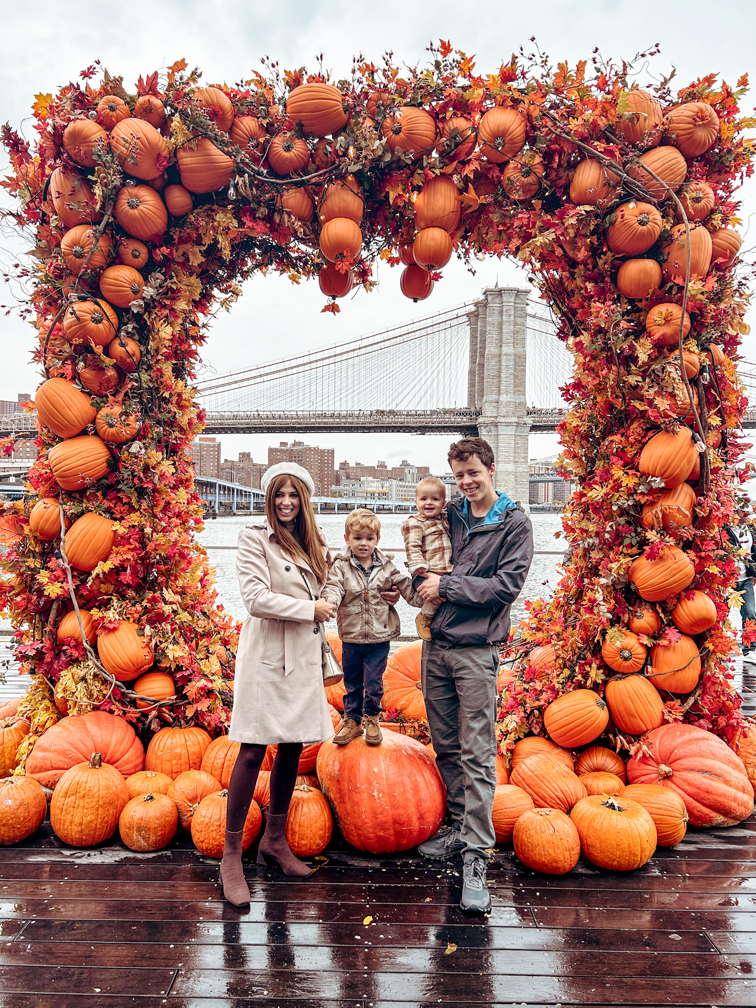 Pumpkin Arch at Pier 17