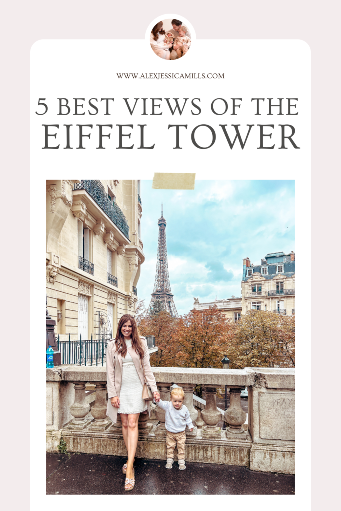 five best views of the Eiffel Tower