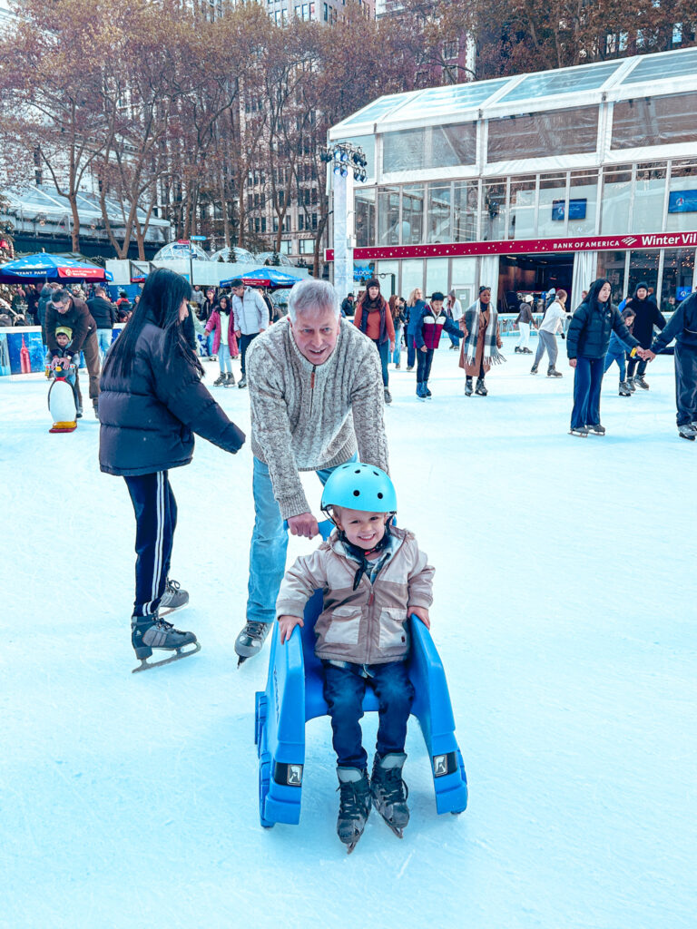 Ice Skating at Bryant Park