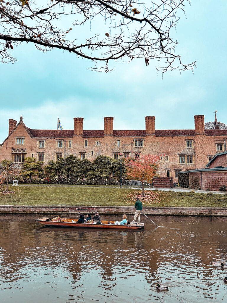 punting in Cambridge