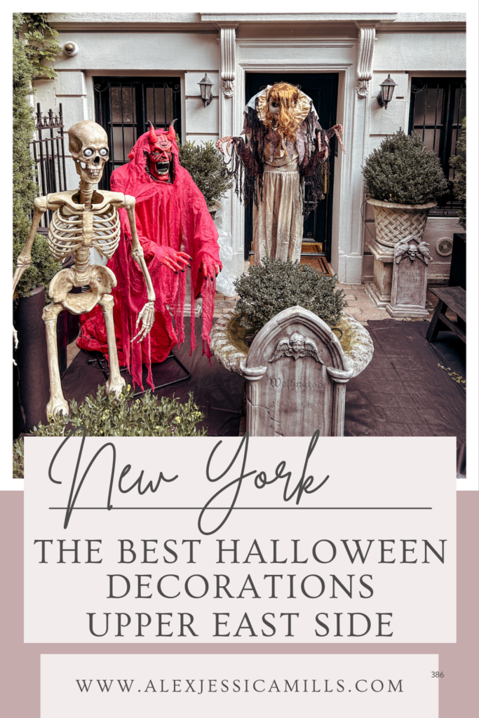 BEST HALLOWEEN DECORATIONS UPPER EAST SIDE, NEW YORK CITY