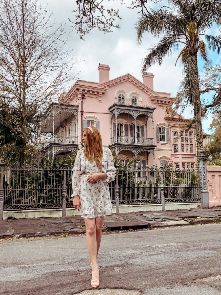 pink house in New Orleans