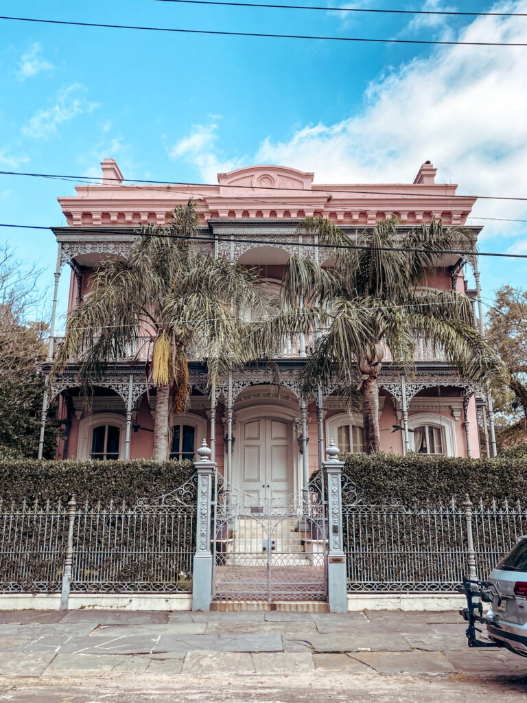 pink house in New Orleans