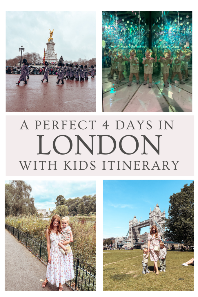 4 days in London with kids itinerary 