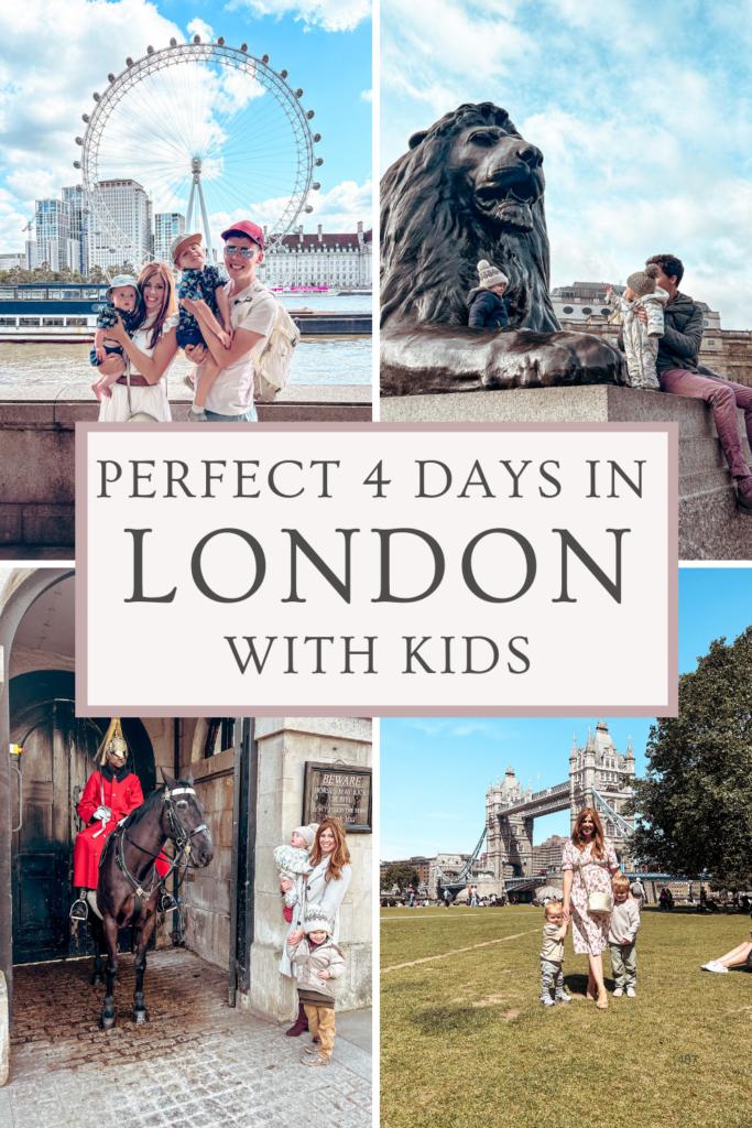 4 days in London with kids travel guide