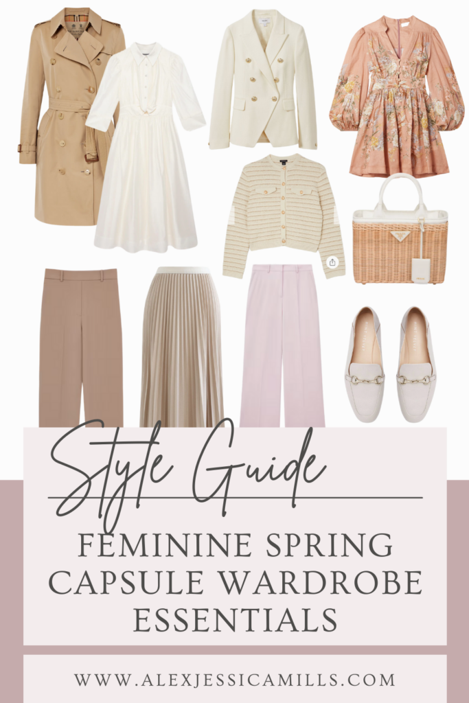 building a spring capsule wardrobe