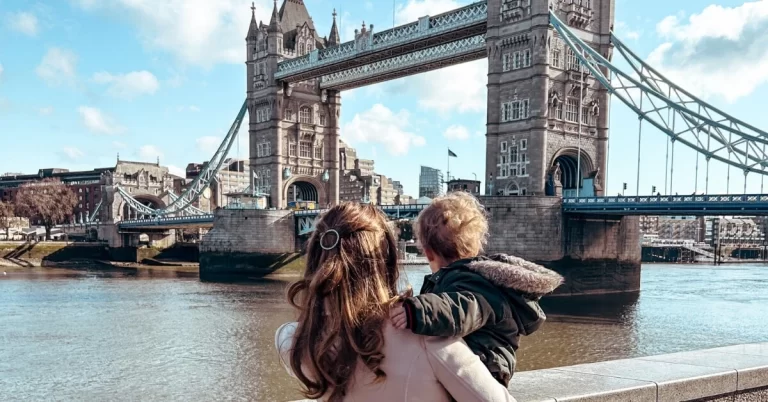 Inside London's Tower Bridge with kids
