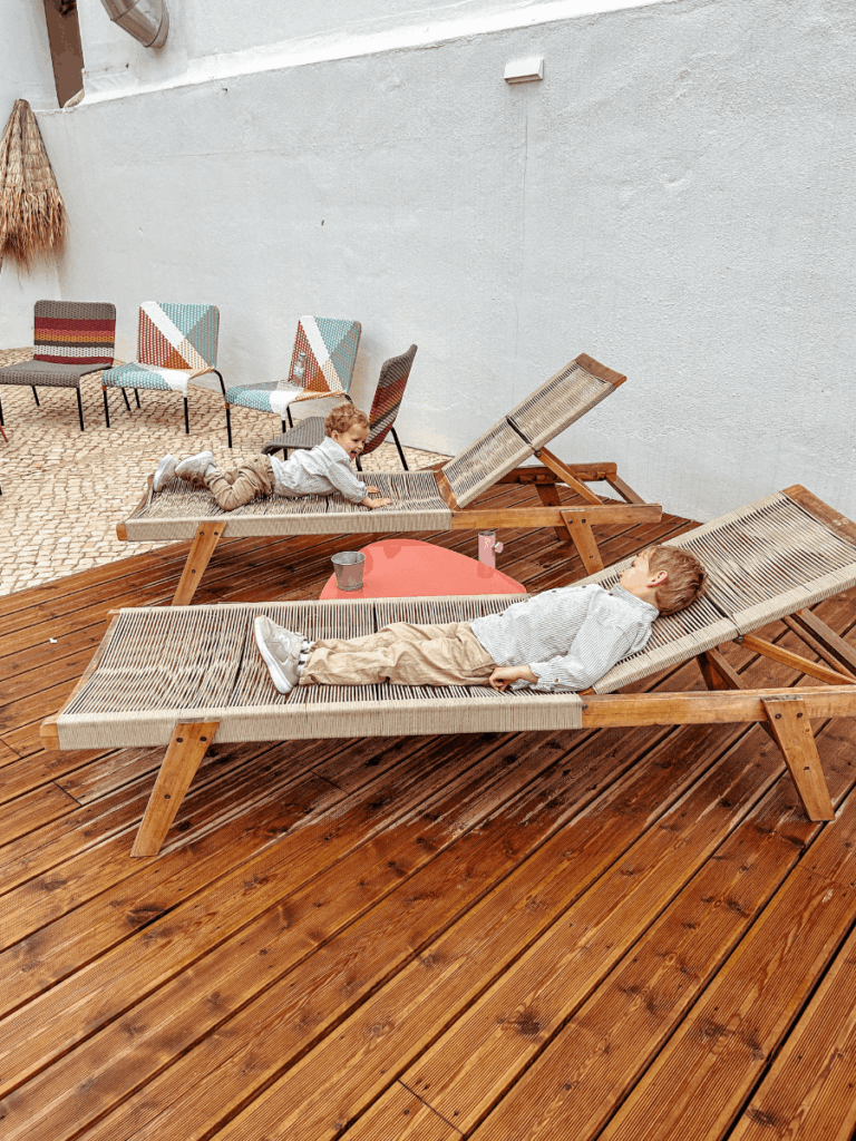 Relaxing at Dona Simone boutique hotel faro