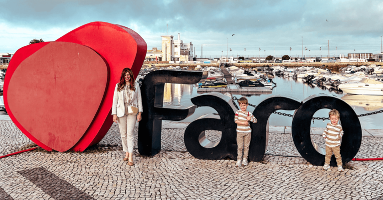 visiting Faro Portugal with kids family travel guide