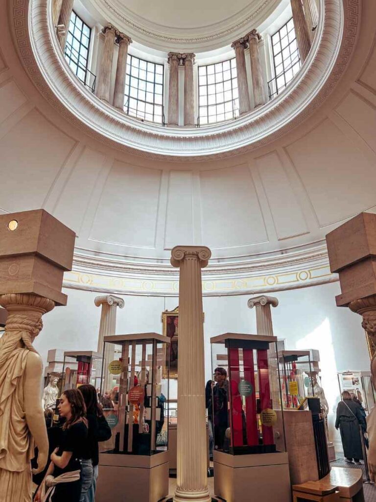 Displays and educational installations inside the Bank of England Museum, London