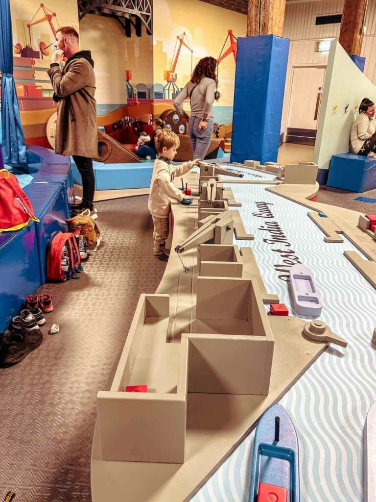 Interactive Mudlarks Gallery designed for kids at the Museum of London Docklands