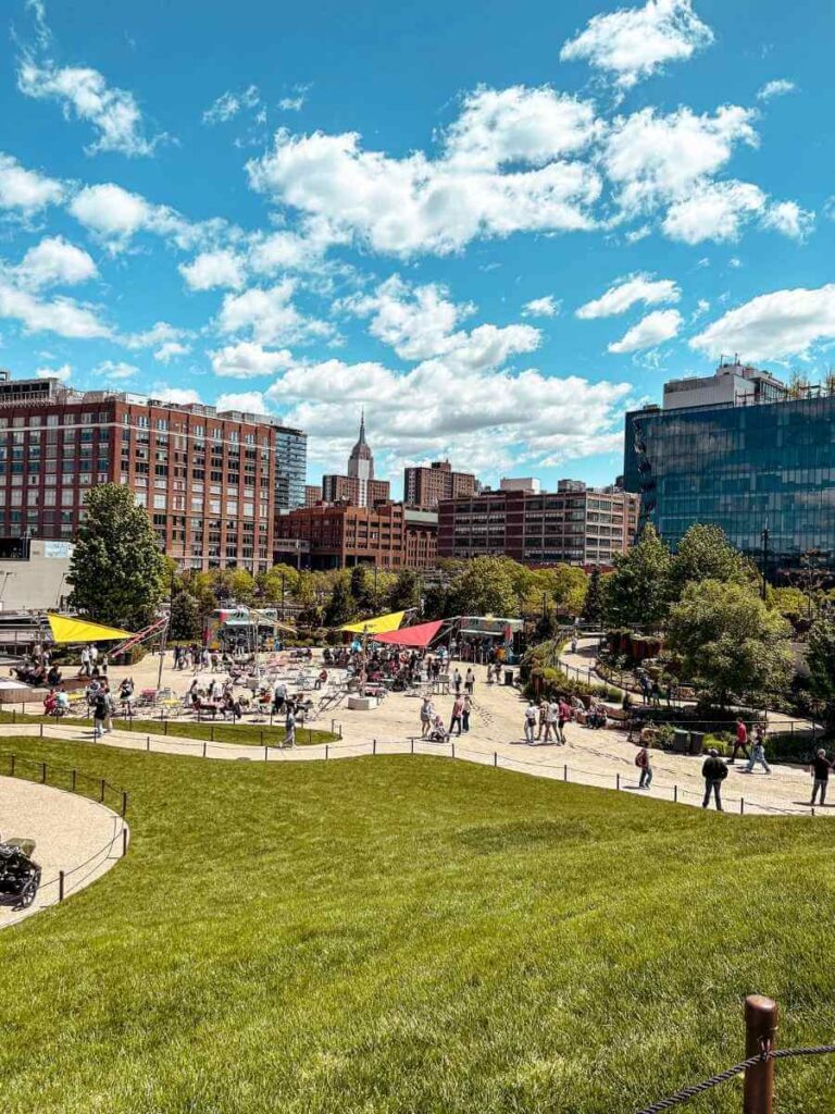 Exploring Little Island NYC, a floating park with gardens and walking paths
