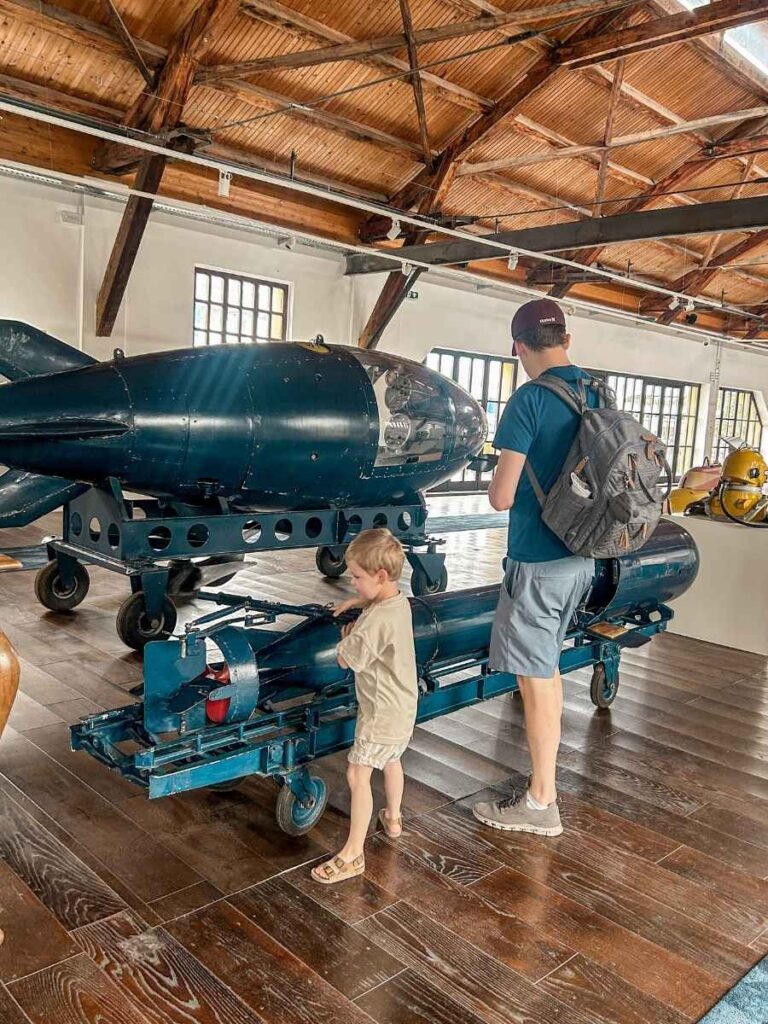 Family visit to The Naval Maritime Heritage Museum in Montenegro,