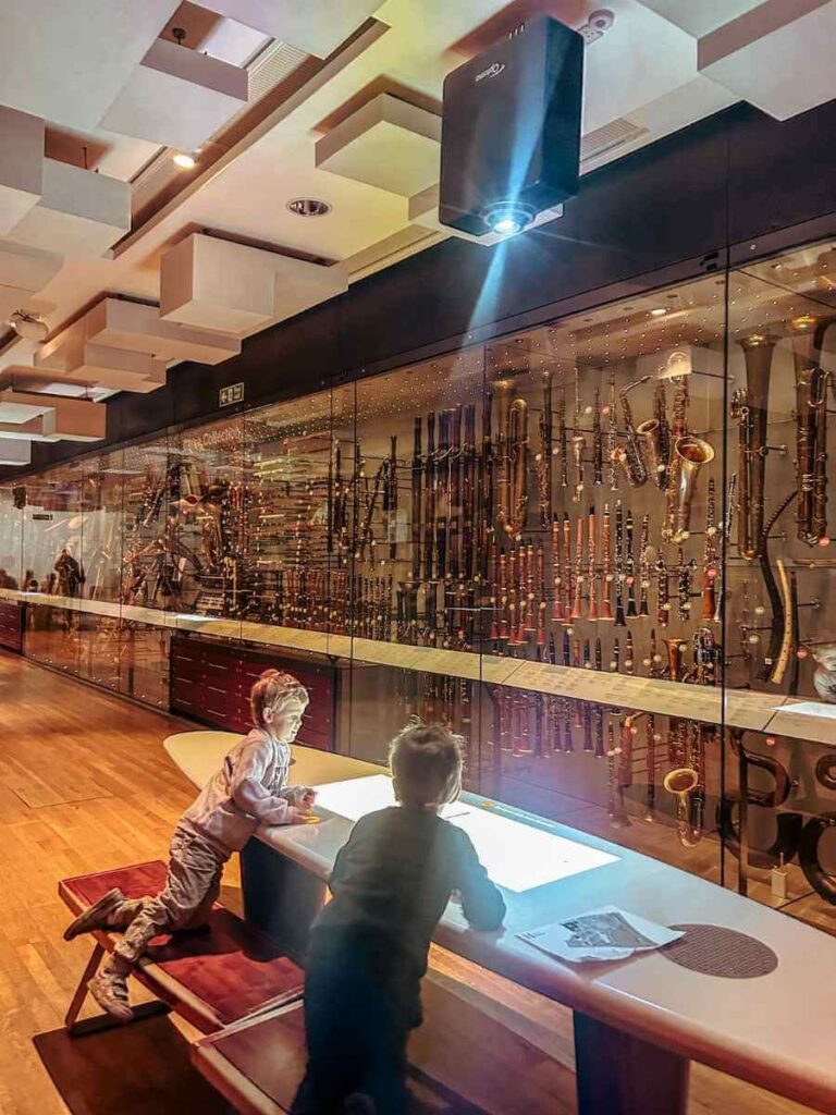 An interactive display that is great for kids at thee Horniman Museum