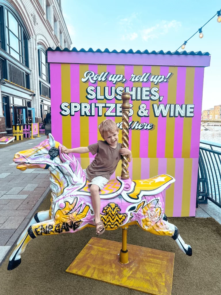 Fairgame a fun place to visit at Canary Wharf London that parents will love as well.