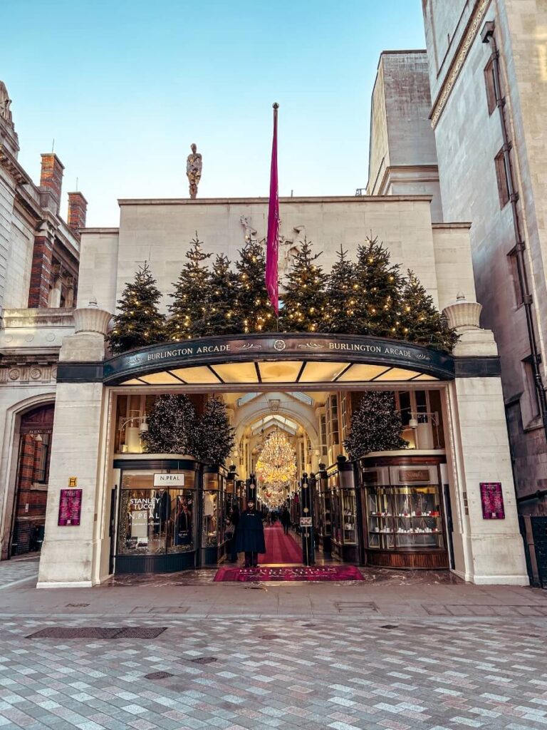 Burlington Arcade at Christmas, a must visit!