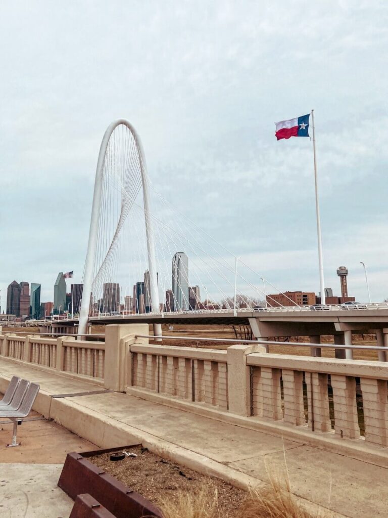 The Margaret Hunt Hill Bridge was also recommended in quite a few other blog posts I read.   We couldn't actually walk over the Margaret Hunt Hill Bridge. You had to walk across the Trinity Skyline Trail is located next to the Margaret Hunt Hill Bridge instead.  It was quite a lot of effort to get to, so in my opinion, only really worth it if you have a car.