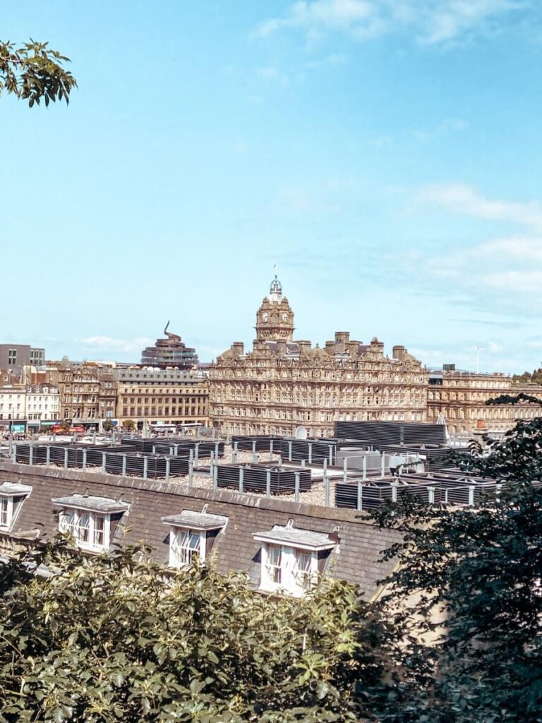 Exterior of the Balmoral Hotel in Edinburgh, where JK Rowling stayed to finish the Harry Potter Series.