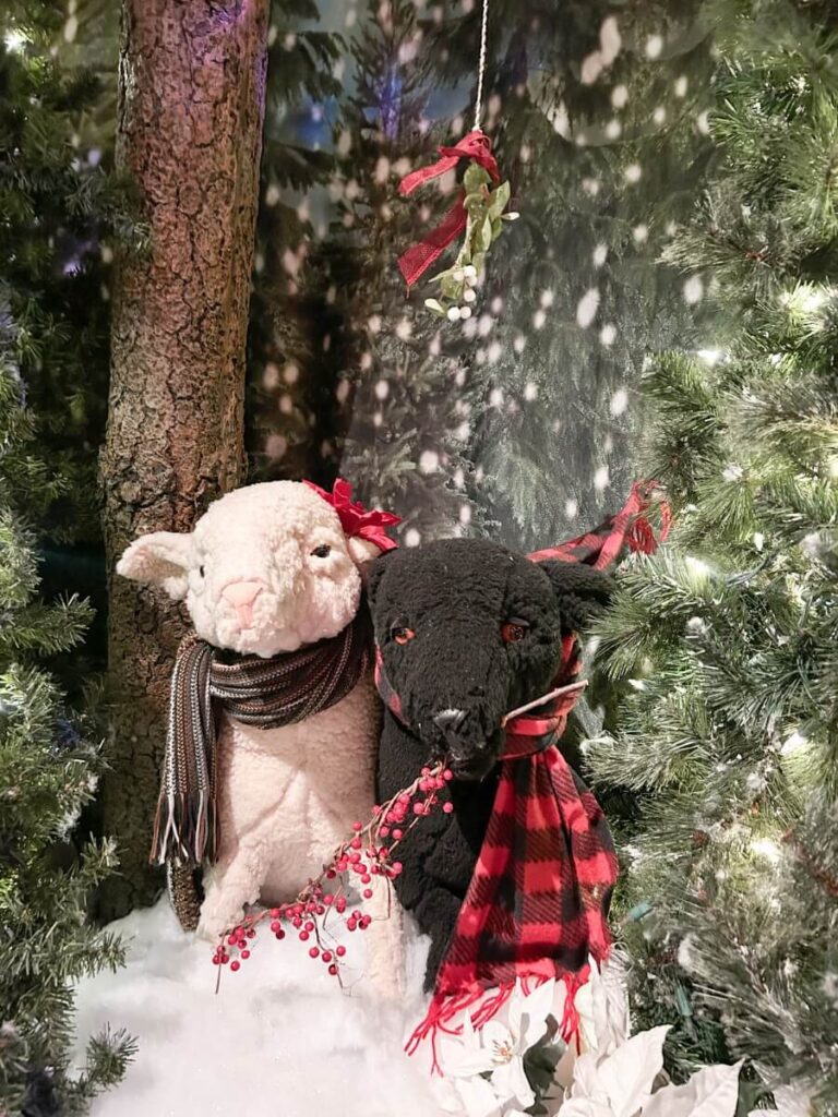 Kids will love the moving decor inside Macy's Santaland,