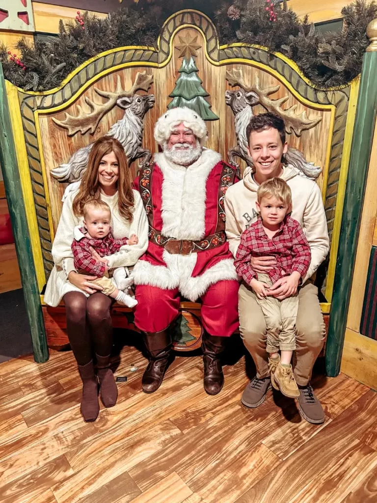 Meeting with Santa at Macy's Herald Square New York