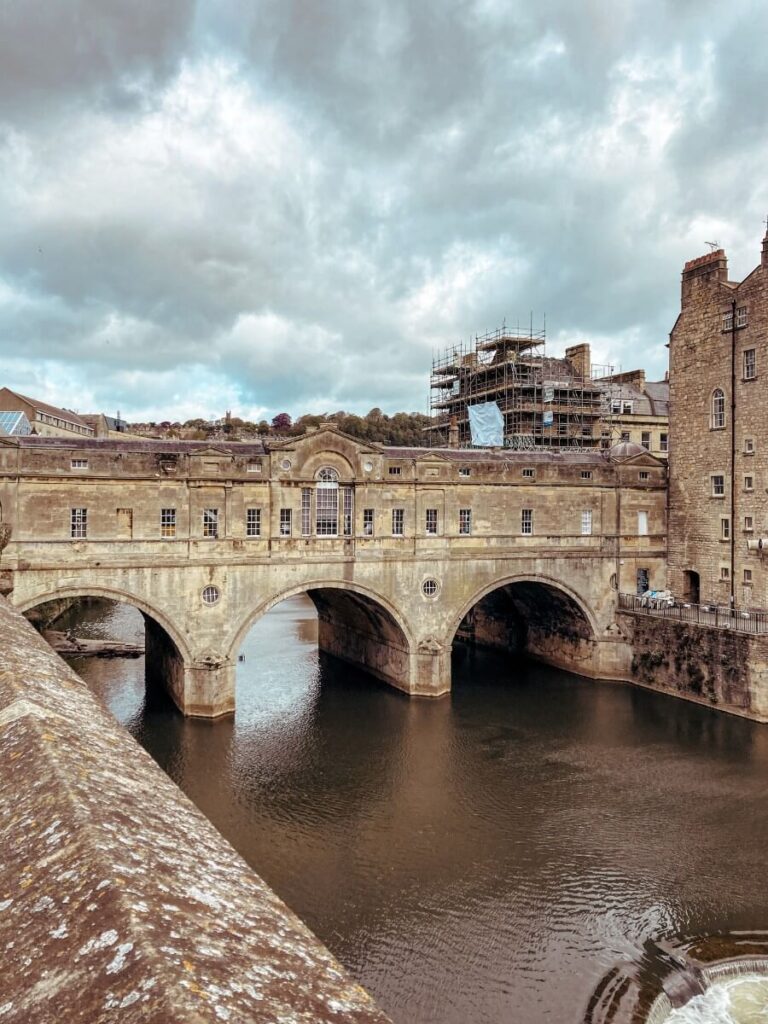 The Pulteney Bridge, an iconic Bath Instagram spot