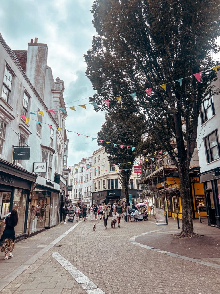 The Laines in Brighton are so beautiful to explore.