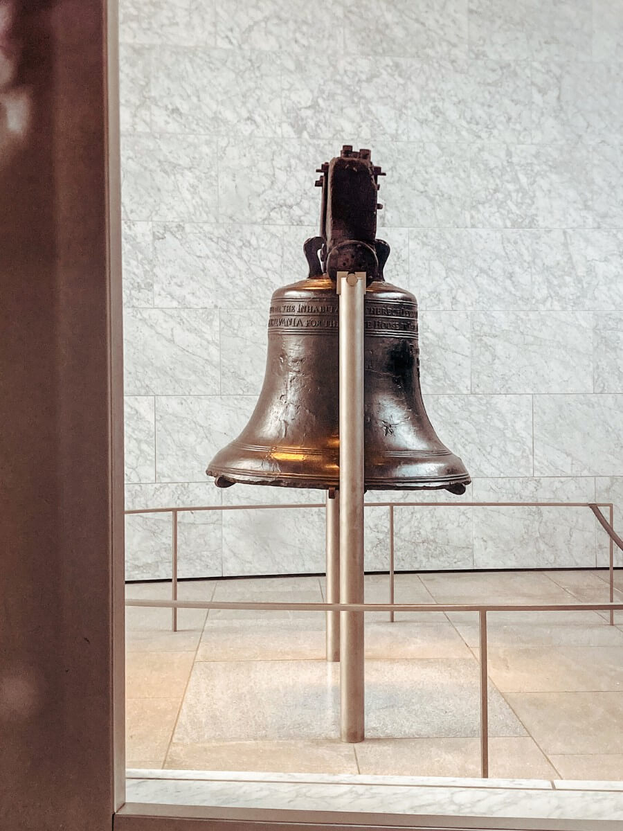 The Liberty Bell in Philadelphia, a must see on your first trip to Philly.