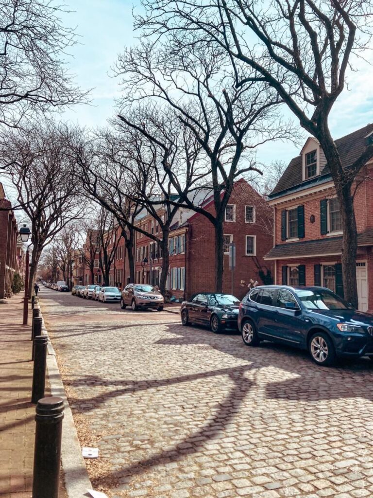 The beautiful Old City of Philadelphia