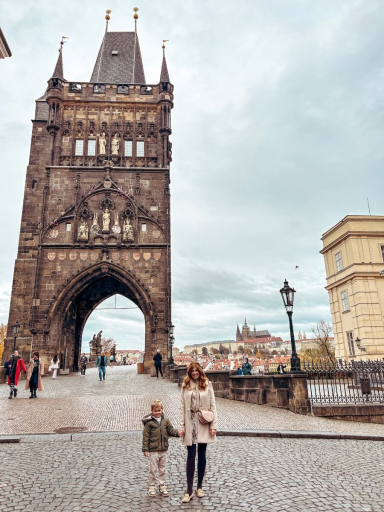 The entrance to Charles Bridge, one of the tip tourist attractions to add to your Prague 3 day itinerary. 