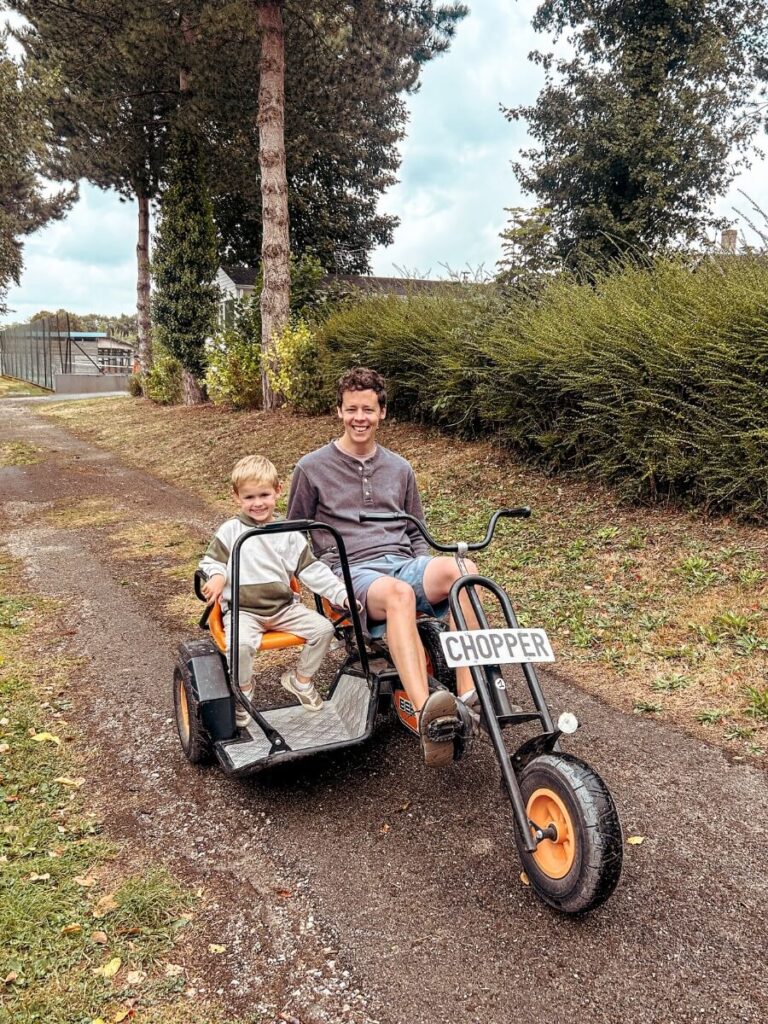 Go karts make great entertainment for older children or Dads!