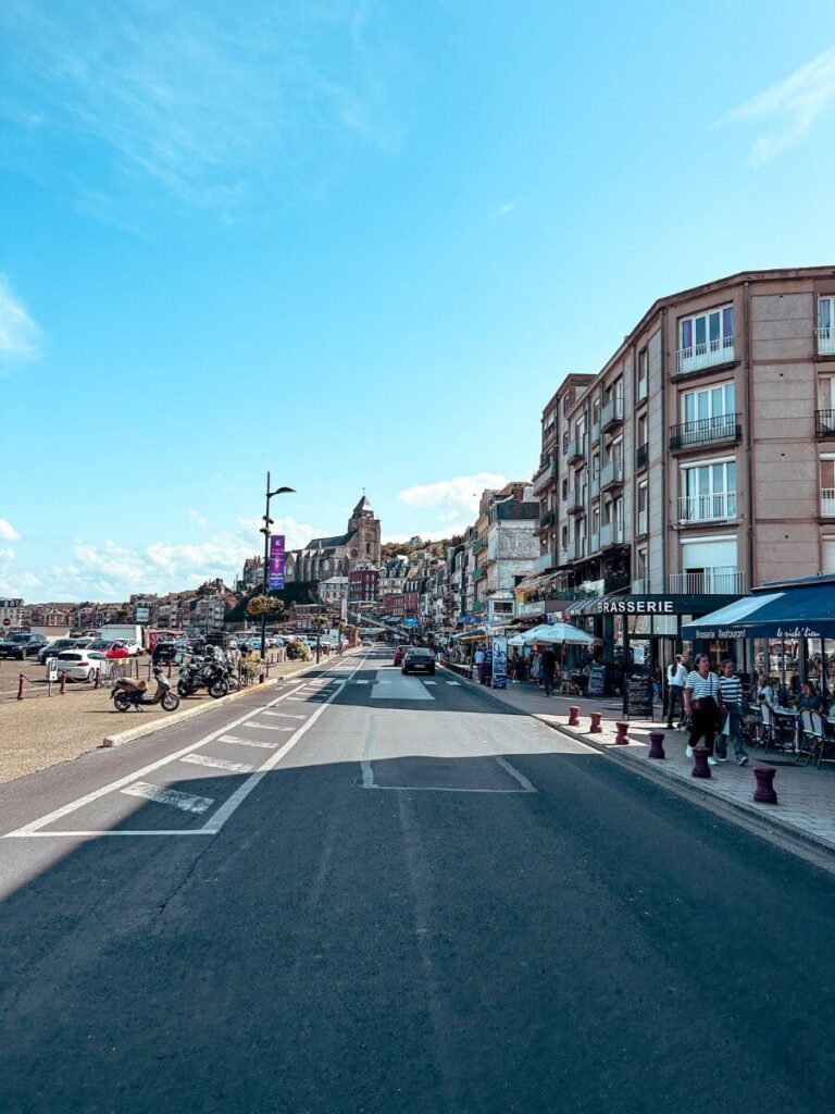 View of the Harbour with Église Saint Jacques Church in the background.