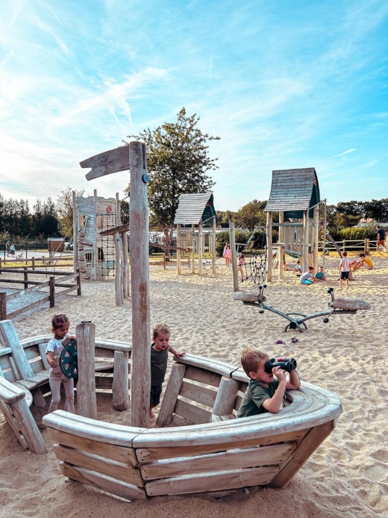 The on site playground at Domain de Drancourte