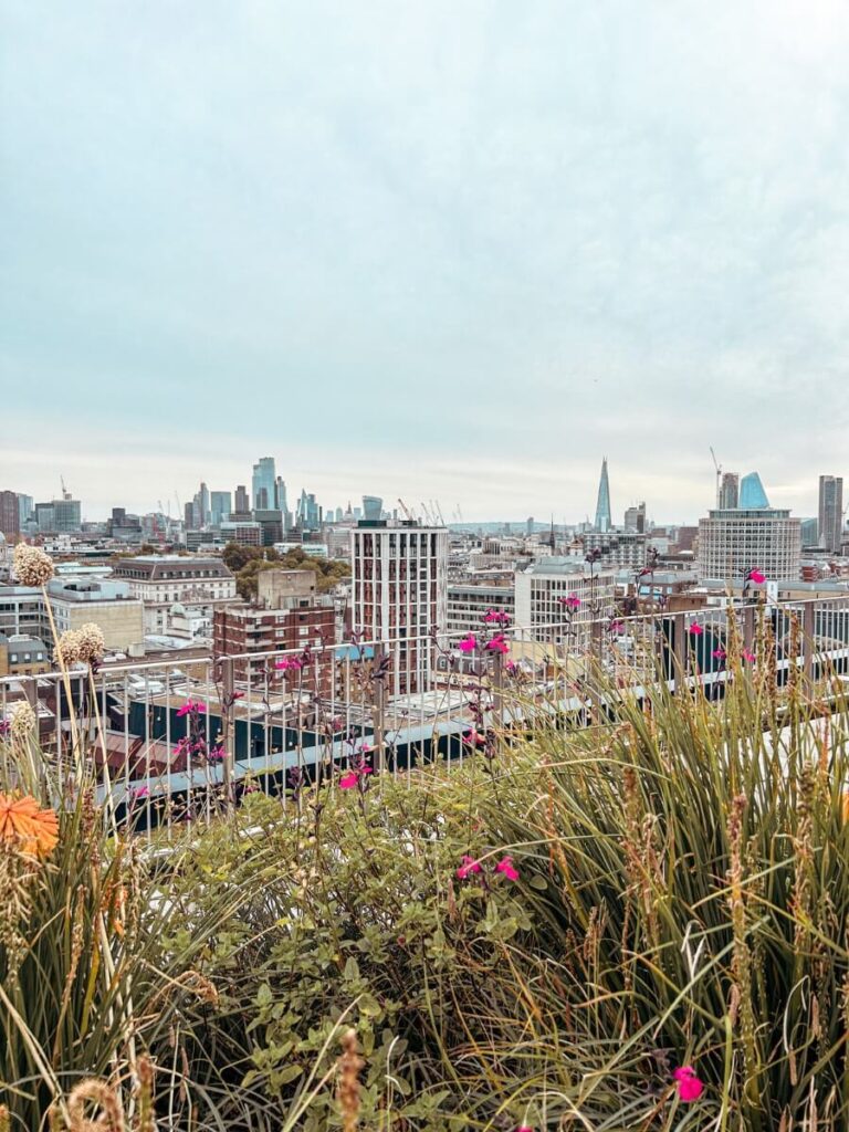 The Post Building Viewing Platform, see views of the London Skyline without the crowds here. 