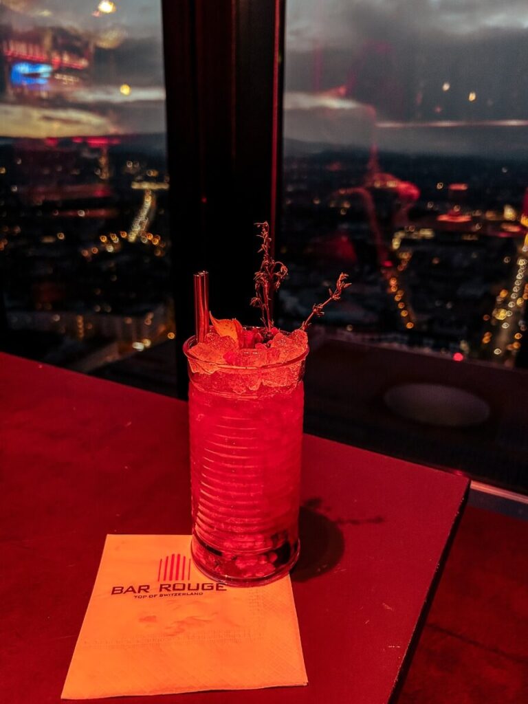 a cocktail at Bar Rouge is a fun thing to do in Basel, Switzerland.