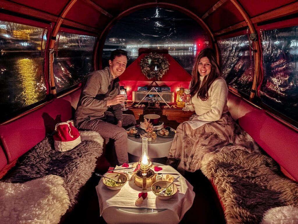 The food on the The Rhykönig boat cruise. This was one of the best things to do in Basel, Switzerland.
