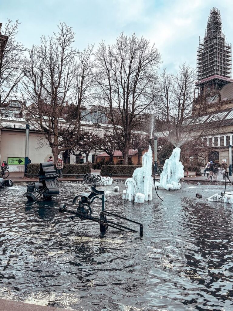 The Tinguely Fountain is a must see when you visit Basel.