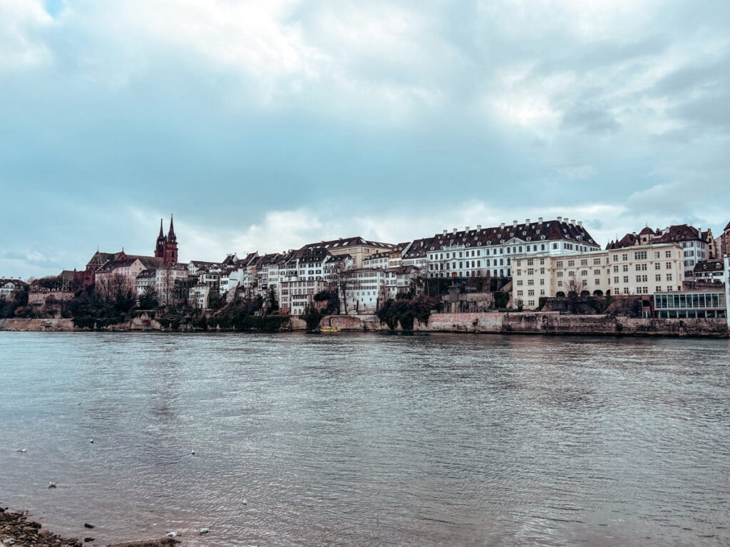 Walking along the Rhine River is one of the best things to do in Basel, Switzerland.
