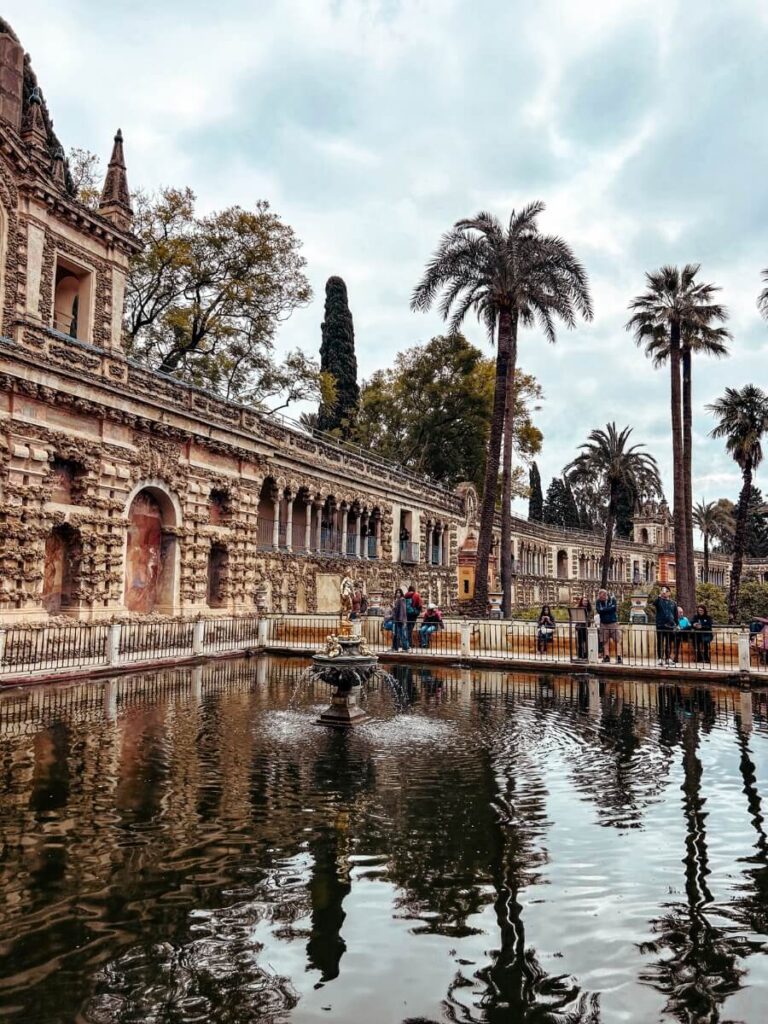 The Royal Alcázar, a top tourist attraction in Seville and a must visit on a 3 day itinerary.