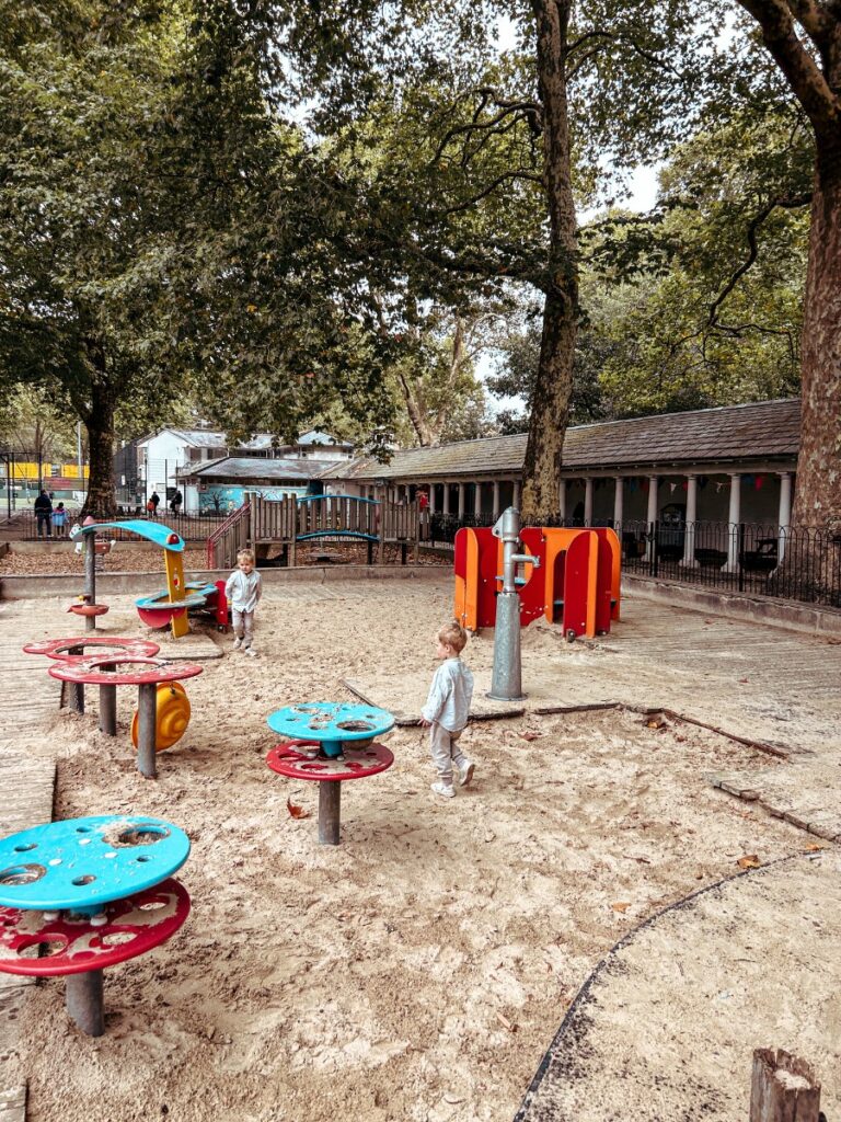 Toddler area in Coram's Fields Playgrounds
