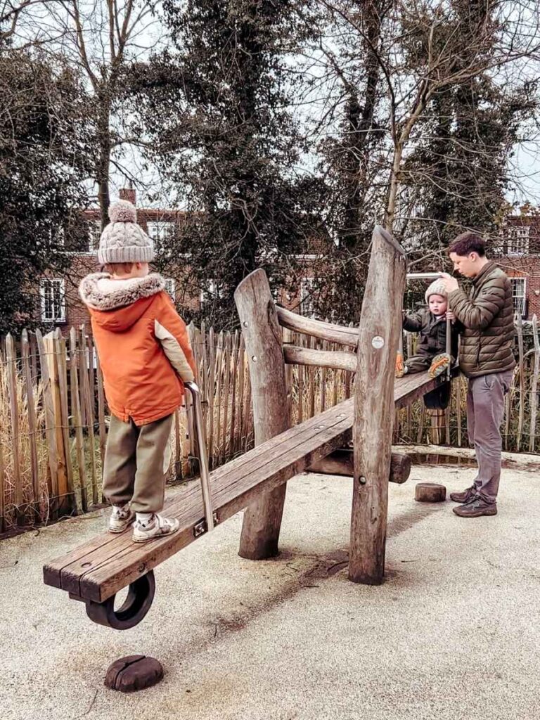 Sea Saw in Holland Park Adventure Playground