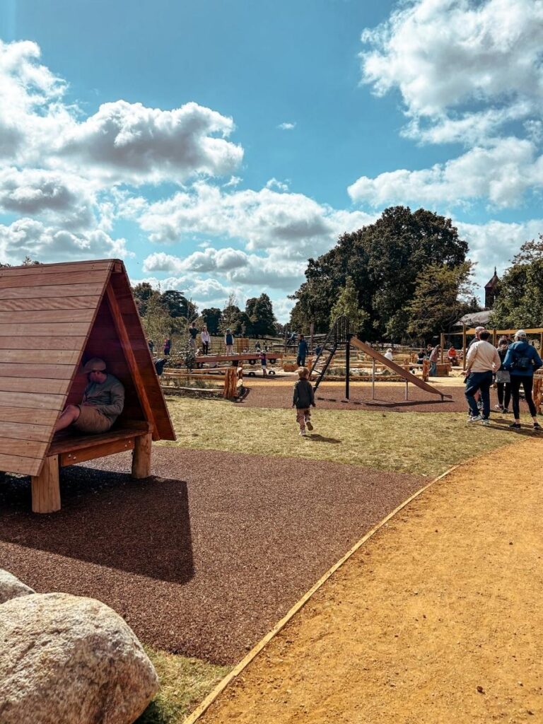 The recently renovated Petersham Gate playground in  Richmond Park