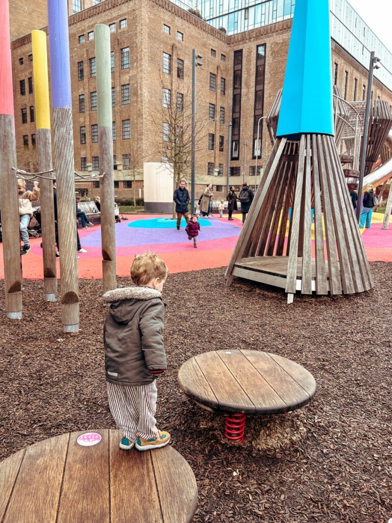 Small Toddler area in Prospect Park Playground, Battersea