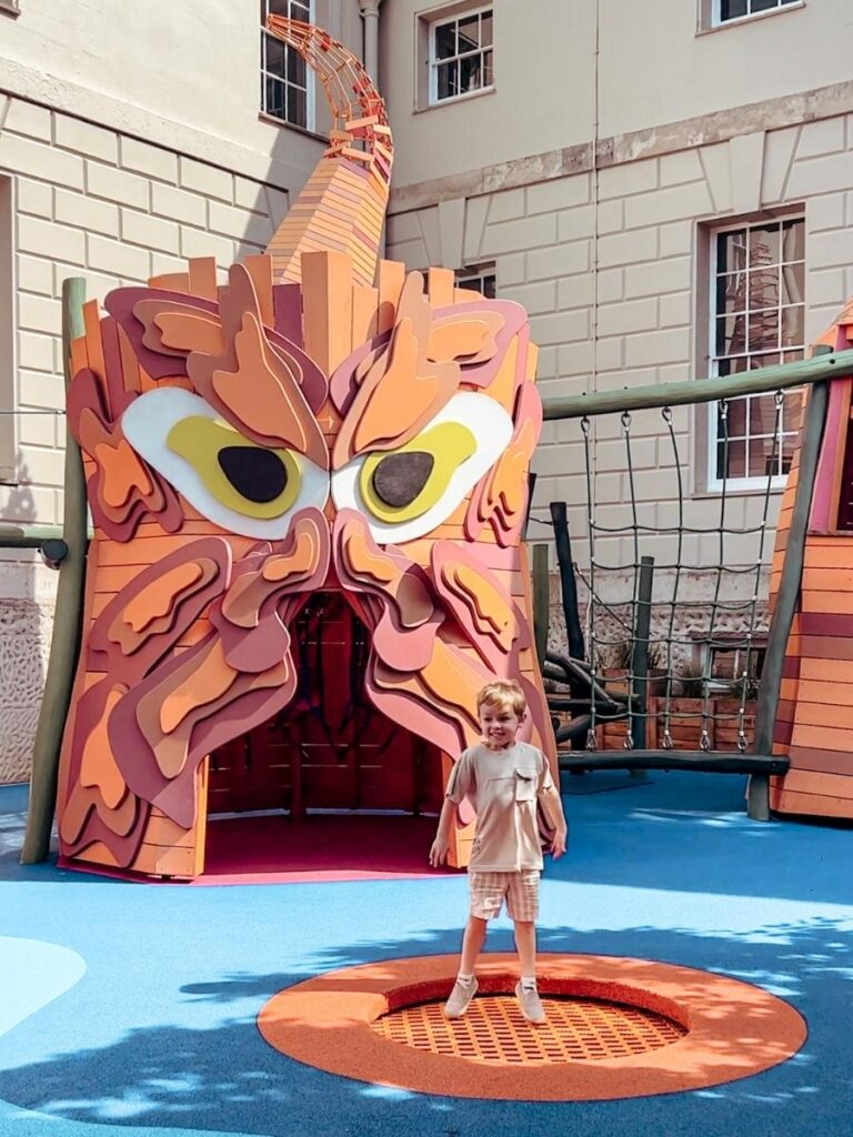 The Cove in Greenwich, one of the best playgrounds in London for kids