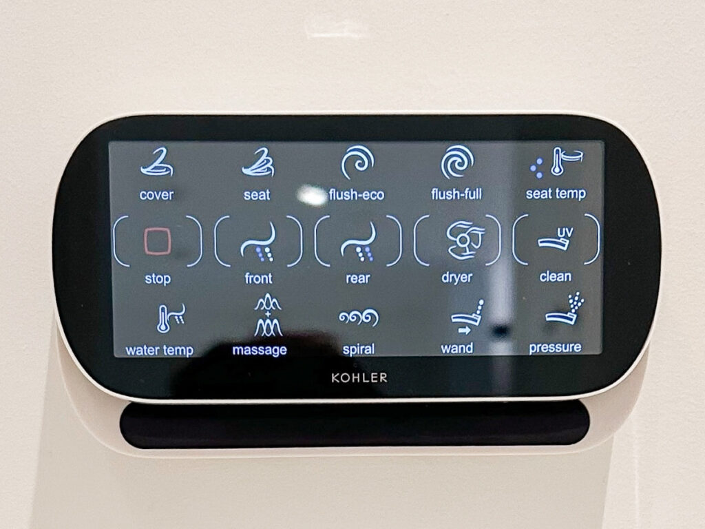 Toilet Control - heated seats and many other features