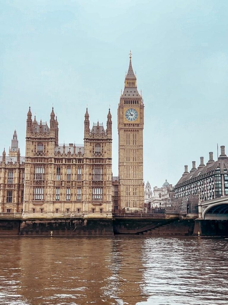 View of Big Ben from the Uber Boat by Thames Clipper