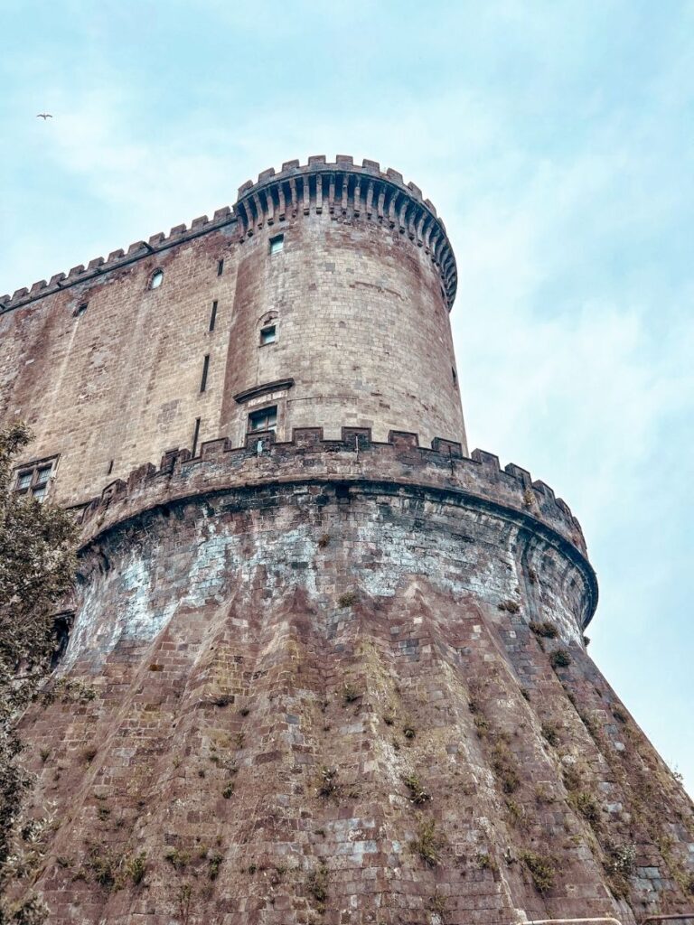 Castel Nuovo , a historic place to explore in Naples with kids.