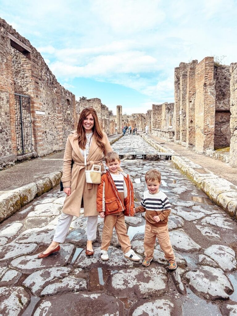 Visiting Pompeii with kids is one of the best day trips from Naples.